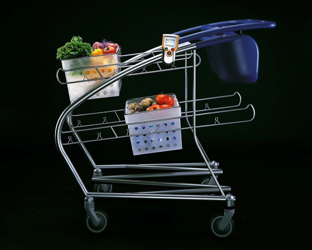 IDEO's redesigned shopping cart prototype