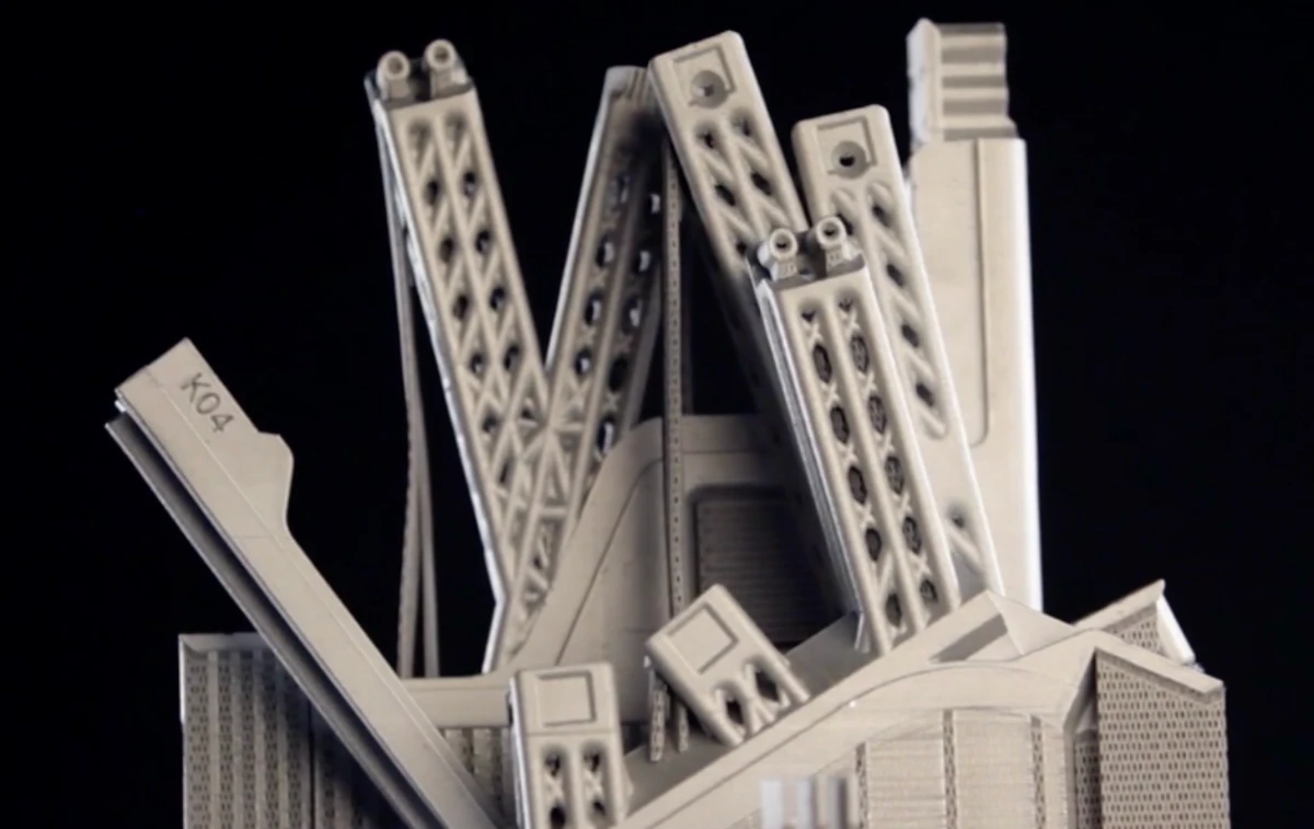 Airbus's generative-design bionic cabin partition